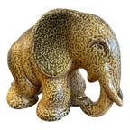 1950’s German Studio Ceramic Elephant by Elfreide Balzar-Kopp for Westwald Art Pottery