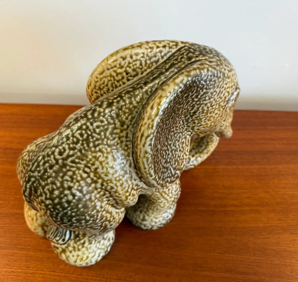 1950’s German Studio Ceramic Elephant by Elfreide Balzar-Kopp for Westwald Art Pottery