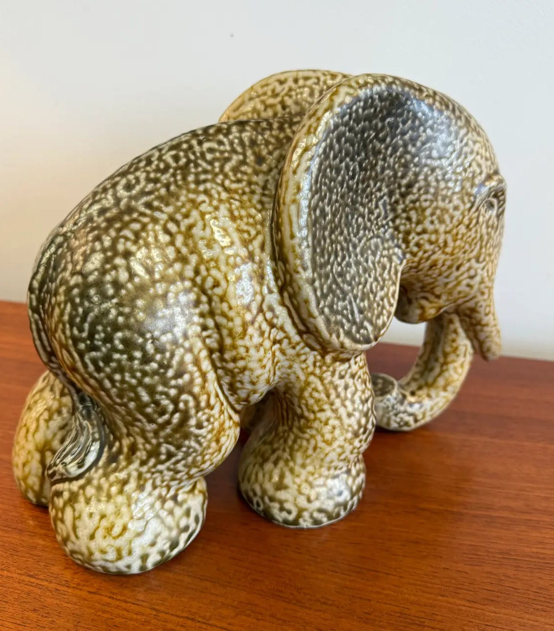 1950’s German Studio Ceramic Elephant by Elfreide Balzar-Kopp for Westwald Art Pottery