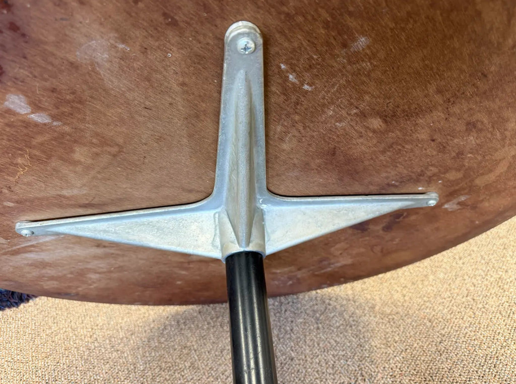1960s Charles & Ray Eames for Herman Miller White Laminate Aluminum Base Coffee Table