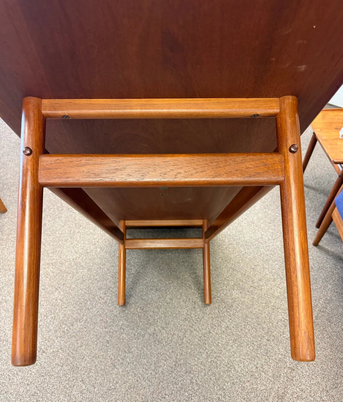 1960s Danish Teak Coffee Table Designed by Grete Jalk for Poul Jeppesen Denmark