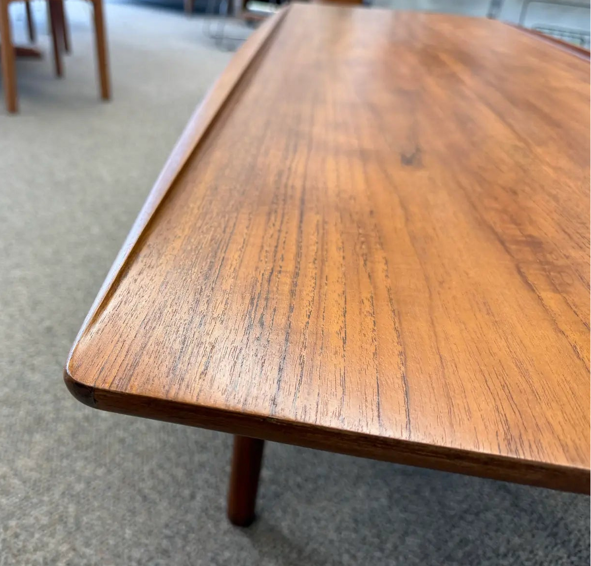 1960s Danish Teak Coffee Table Designed by Grete Jalk for Poul Jeppesen Denmark