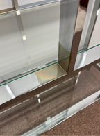 1970’s Chrome and Glass Etagere Display in the Manner of Milo Baughman