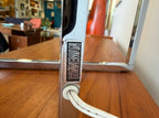 1970s Mid Century Modern Paul Mayen Design for Robert Sonneman Lucite and Chrome Cylindrical Table Lamp