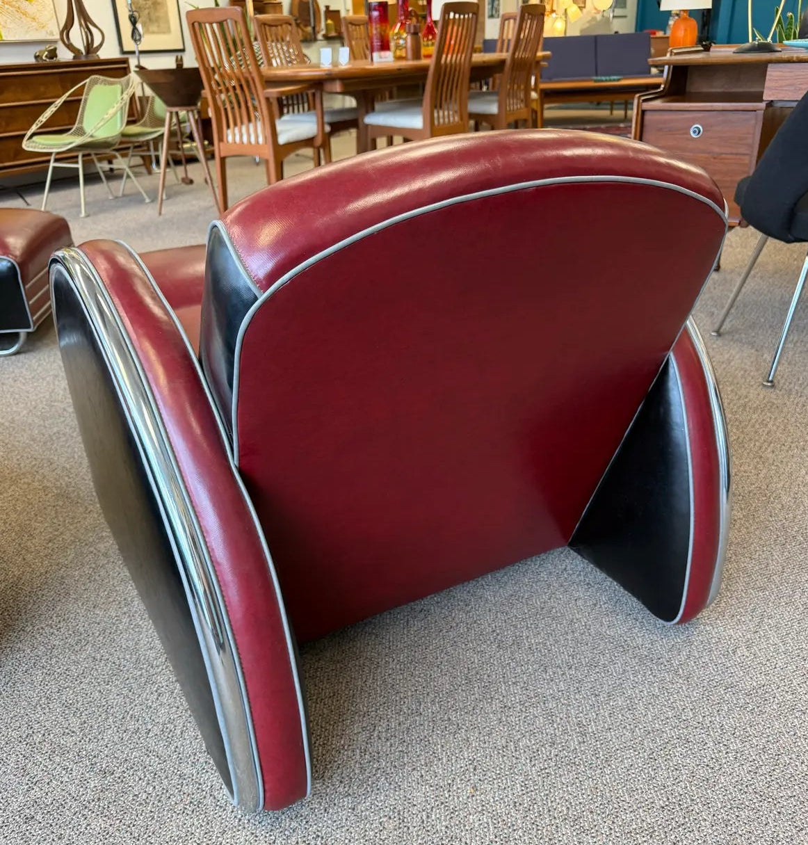 1980’s Donald Deskey Inspired Stream Line Modern Six Piece Seating Group