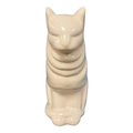 Mid Century Large Stylized Deco Ceramic Cat by Gonder Pottery