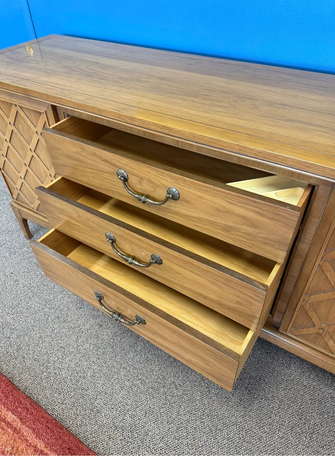 Mid Century Modern Walnut 9 Drawer by United Furniture Company