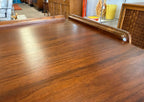 Mid Century Modern Walnut Floating Top Desk Attributed to Hooker Furniture’s Mainline Collection