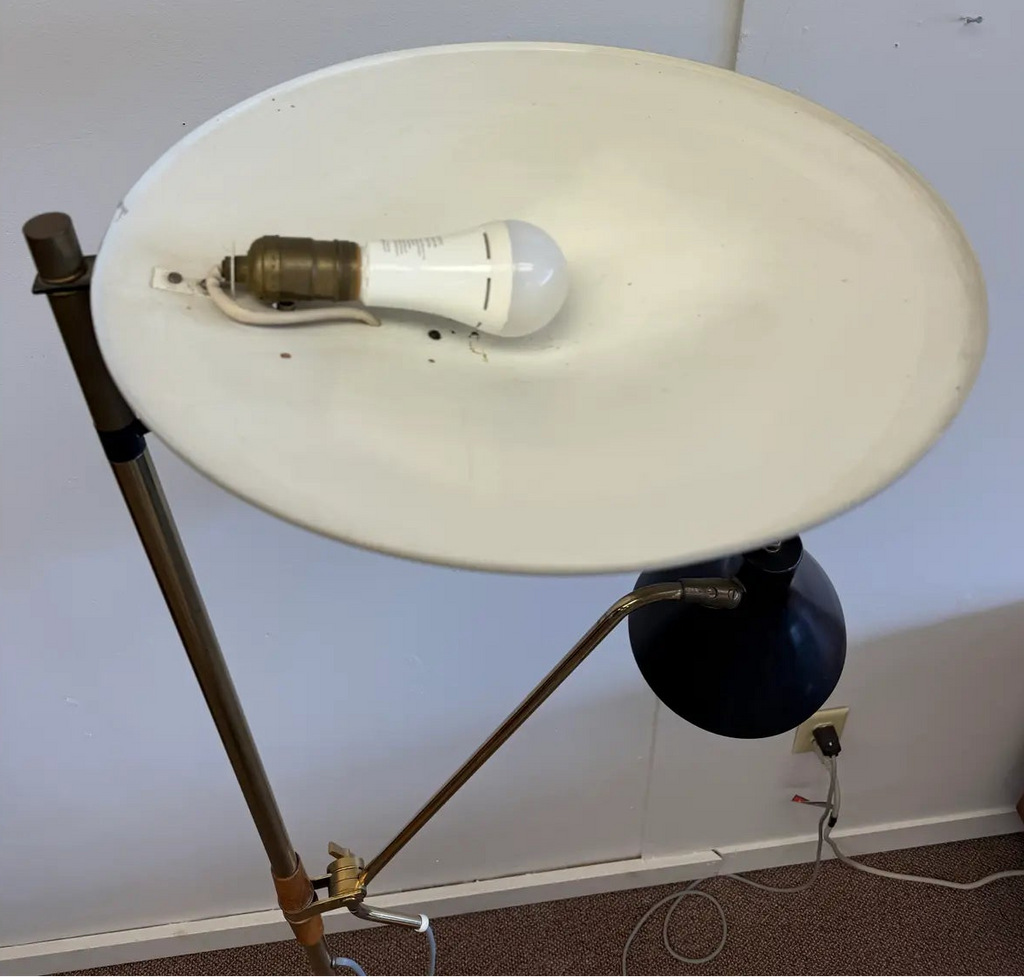 Rare 1950’s Gerald Thurston Designed Mid Century Modern Floor Lamp for Lightolier