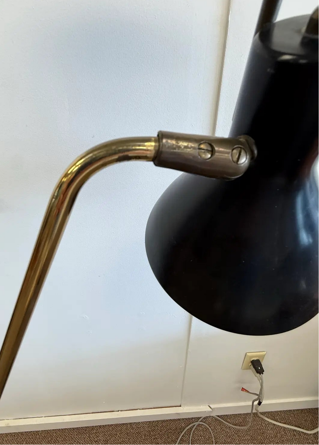 Rare 1950’s Gerald Thurston Designed Mid Century Modern Floor Lamp for Lightolier