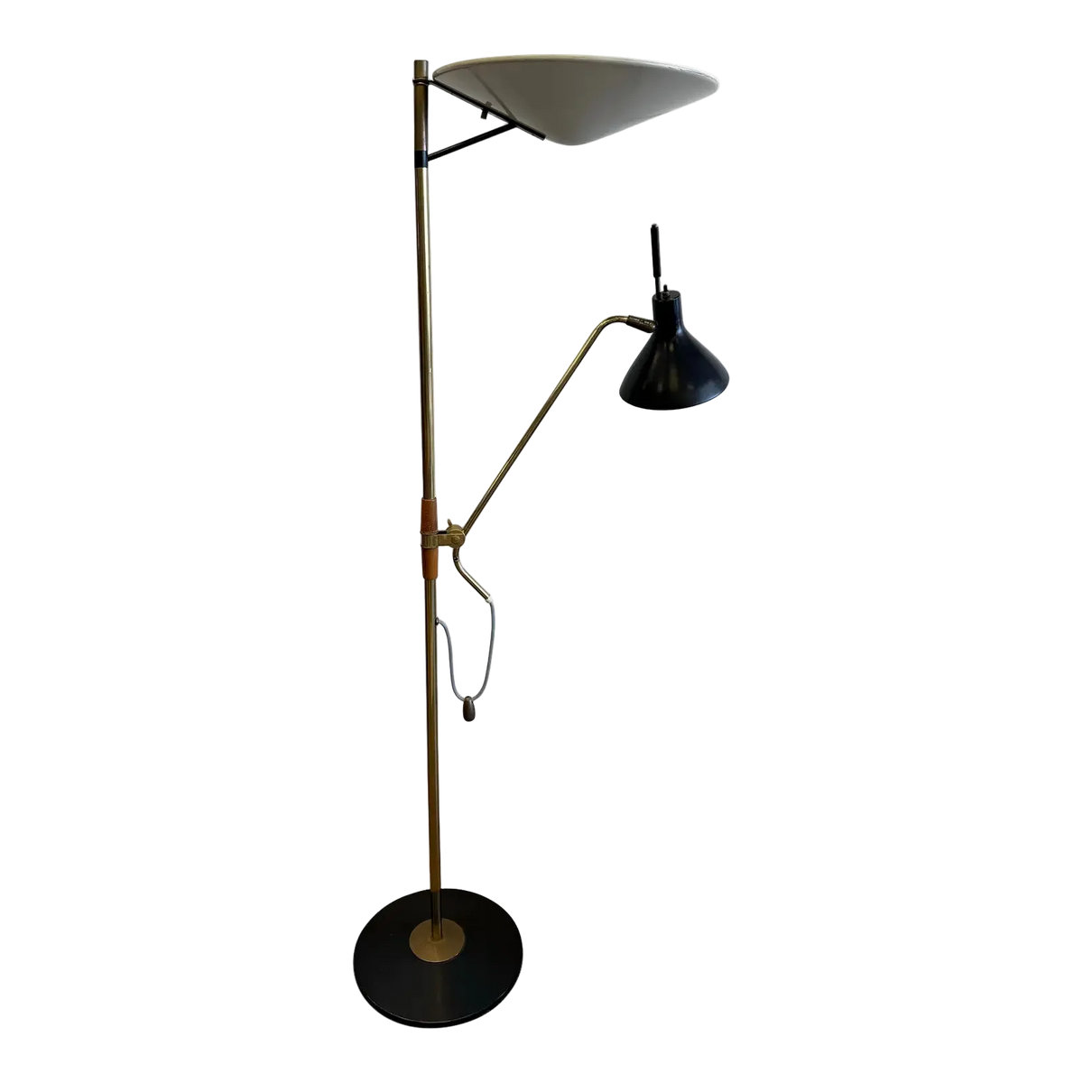 Rare 1950’s Gerald Thurston Designed Mid Century Modern Floor Lamp for Lightolier