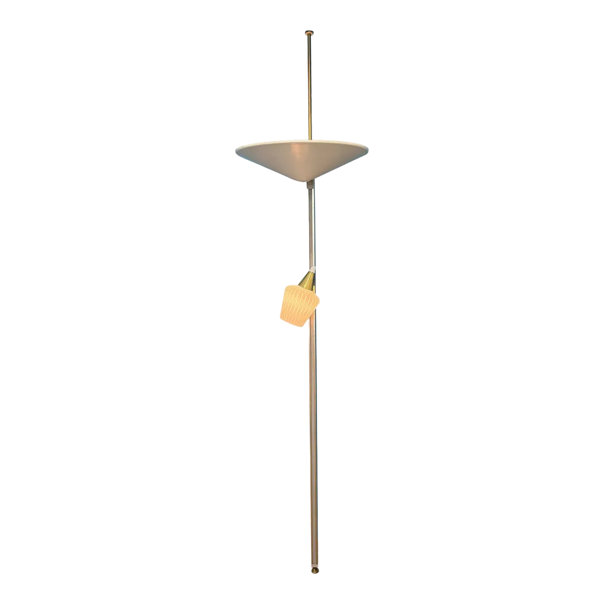 Rare 1950’s Lightolier Lytespan Tension Pole Lamp Designed by Gerald Thurston
